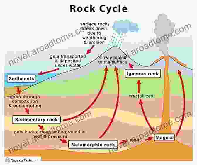 A Colorful Diagram Illustrating The Rock Cycle, Showing The Processes Of Weathering, Erosion, Deposition, And Metamorphism The Rock Cycle (Science Readers: Content And Literacy)