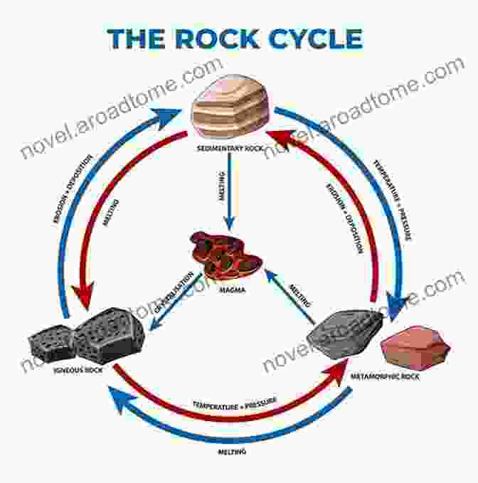 A Diagram Showing The Complete Rock Cycle, Illustrating The Flow Of Rocks Through Its Various Stages The Rock Cycle (Science Readers: Content And Literacy)