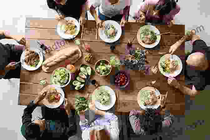 A Group Of People Eating A Meal Together At A Table. The New Mediterranean Epilepsy Diet Cookbook: Easy To Make Recipes To Manage Seizure Anxiety Depression