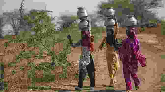 A Group Of People Struggling To Fetch Water From A Dried Up Well. The Blue Death: The Intriguing Past And Present Danger Of The Water You Drink