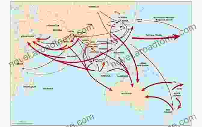 A Map Showing The Migration Routes Of Humans To East Asia And The Pacific From Arabia To The Pacific: How Our Species Colonised Asia