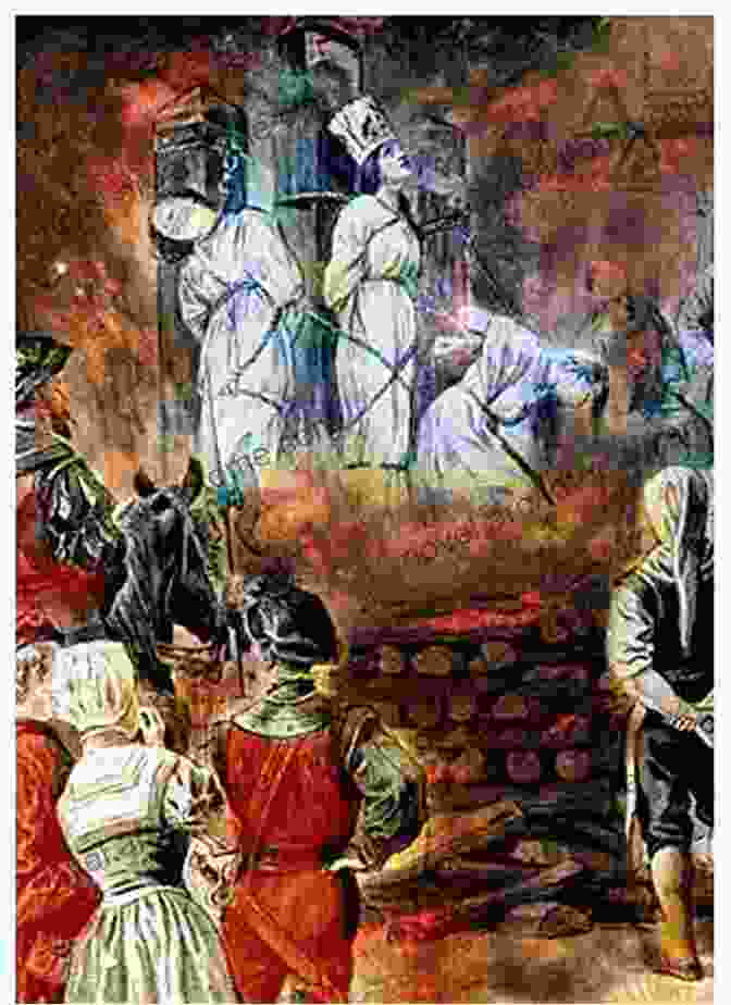 A Medieval Depiction Of A Witch Hunt, With Women Being Burned At The Stake By A Crowd. The Witch Hunt Narrative: Politics Psychology And The Sexual Abuse Of Children