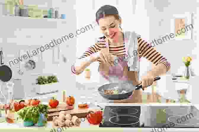 A Woman Cooking A Meal In A Kitchen. The New Mediterranean Epilepsy Diet Cookbook: Easy To Make Recipes To Manage Seizure Anxiety Depression