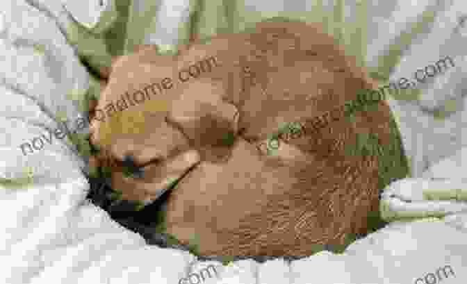 An Adorable Puppy Curled Up In A Cozy Slumber Cute Pics Of Puppies: Lovely And Sweet Puppies To Cuddle And Love (Vol 2)