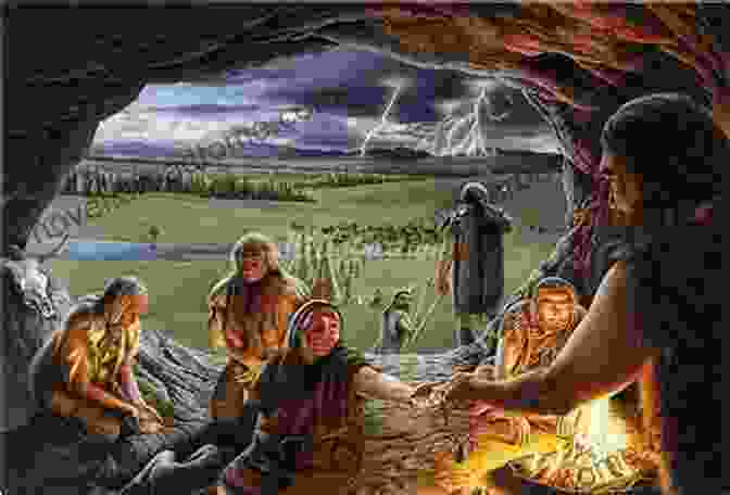 An Illustration Depicting A Group Of Cavemen Gathered Around A Fire, Telling Stories Mourning The Dream Amor Fati: An Illustrated Mythopoetic Inquiry