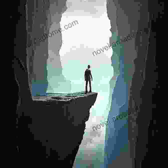 An Ominous Figure Standing At The Edge Of A Chasm, Representing The Abyss The Devil: Suicide Apocalypse The Abyss (Left Hand Path 3)