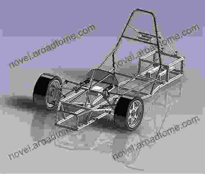 Computer Aided Design (CAD) Model Of A Drag Race Chassis, Highlighting The Structural Members And Suspension Attachment Points. How To Build A Winning Drag Race Chassis And SuspensionHP1462