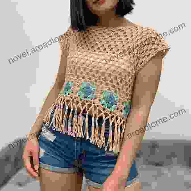 Crochet Tunic With Bohemian Fringe And Pom Poms 21 Crocheted Tanks + Tunics: Stylish Designs For Every Occasion