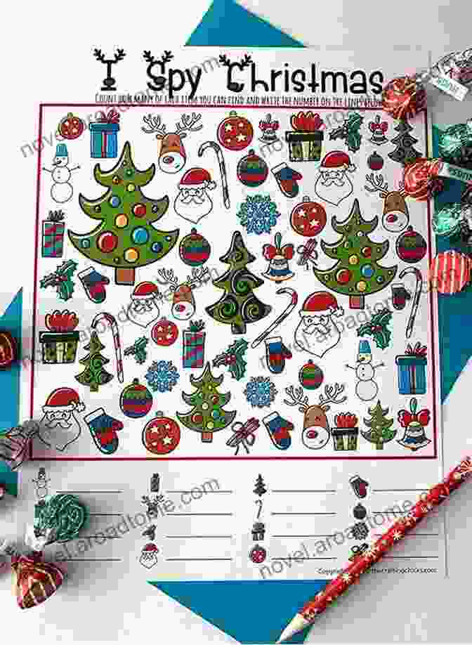 Enticing Cover Art Of 'Spy Christmas For Kids Ages' Featuring Two Young Spies Adorned In Santa Hats And Holding Magnifying Glasses I Spy Christmas For Kids Ages 2 5: Can You Find Santa Snowmen And Reindeer? A Fun Interactive Xmax Guessing Game For Toddlers And Preschoolers Stuffer (Christmas Learning And Fun )