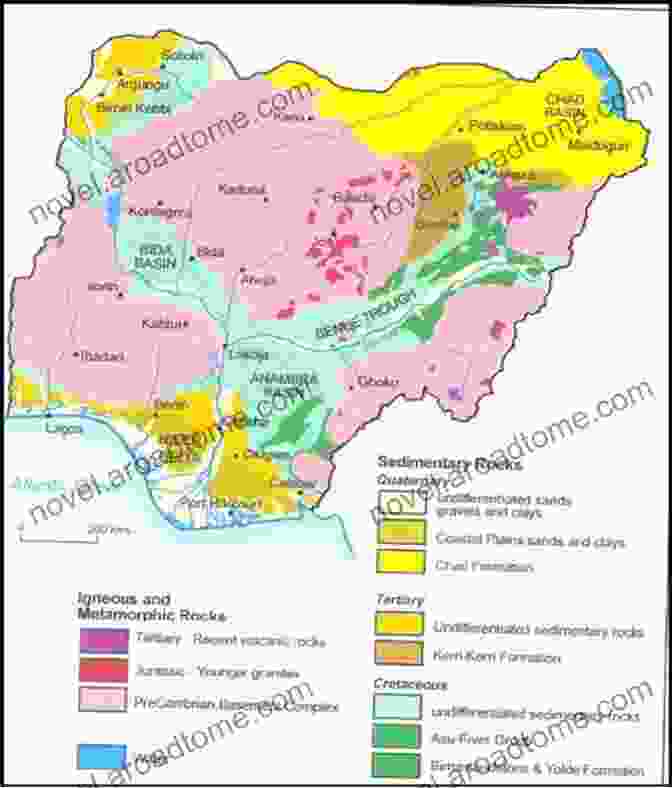 Geological Map Of Nigeria Highlighting Mineral Deposits Mineral Deposits And Exploration Potential Of Nigeria