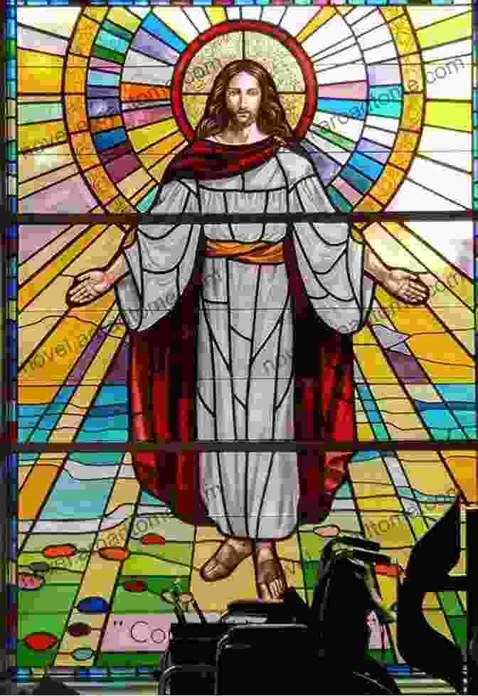 Image Of A Stained Glass Window Depicting Jesus Christ Not I But Christ (The Basic Lessons 4)