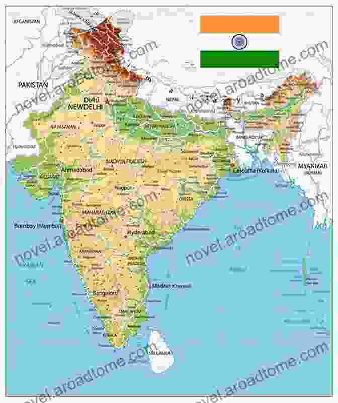 Sample Map From India Physical Easy Maps For PCS Examinations India Physical Easy Maps: For PCS Examinations