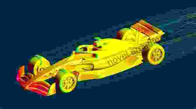 Simulation Of Airflow Over A Drag Race Car, Demonstrating The Effects Of Aerodynamic Elements On Downforce And Drag Reduction. How To Build A Winning Drag Race Chassis And SuspensionHP1462