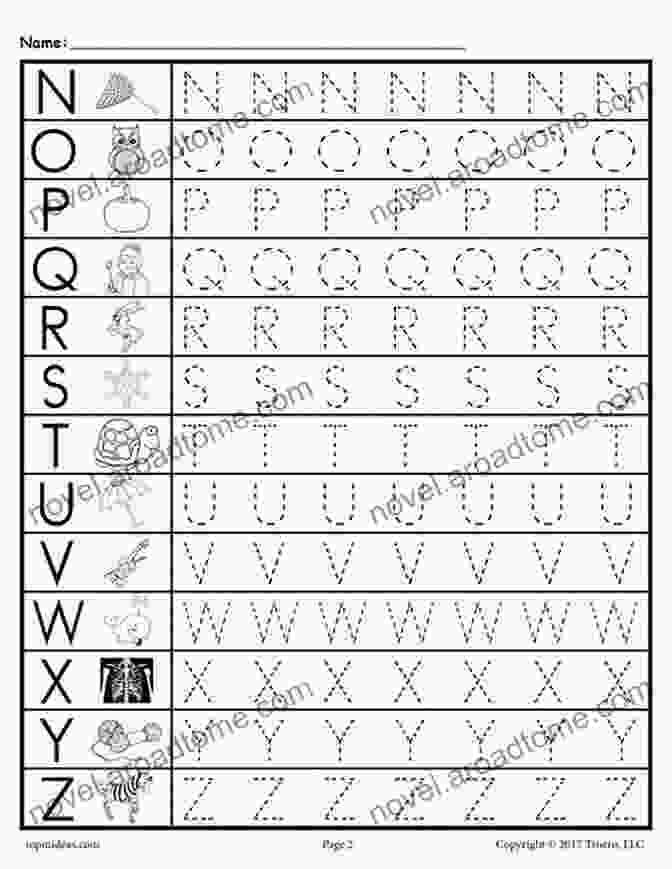 Systematic Approach Trace Letters And Numbers Ages 3 5: Handwriting Practice