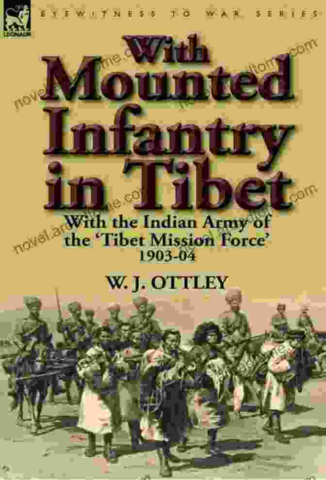 The Cover Of With Mounted Infantry In Tibet