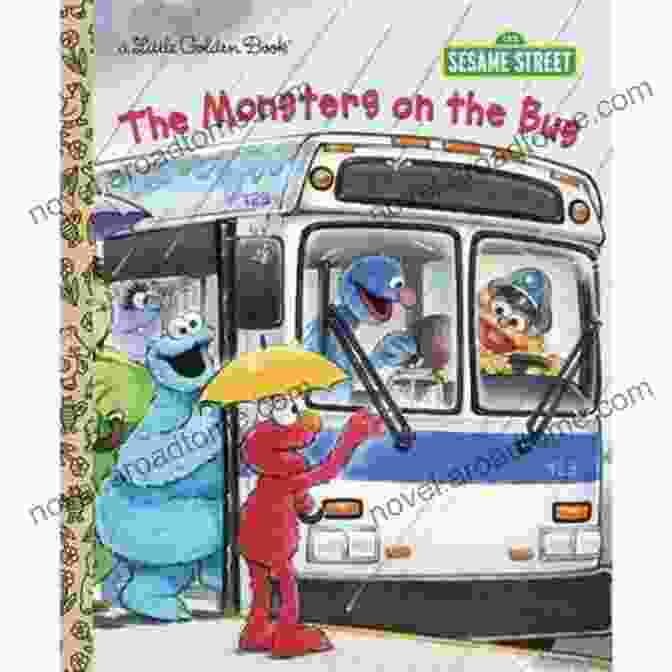 The Monsters On The Bus Little Golden Book Interior Page The Monsters On The Bus (Sesame Street) (Little Golden Book)