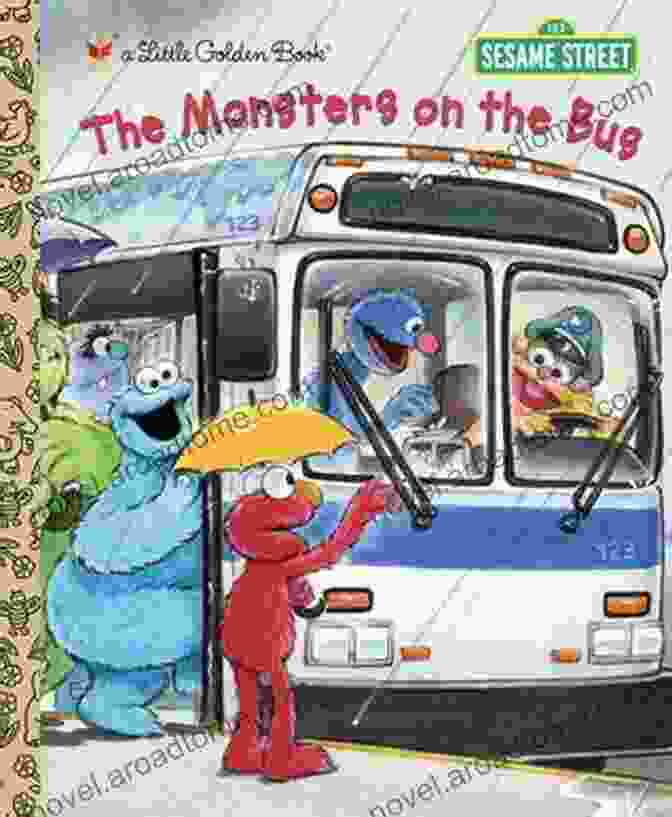 The Monsters On The Bus Little Golden Book Interior Page The Monsters On The Bus (Sesame Street) (Little Golden Book)