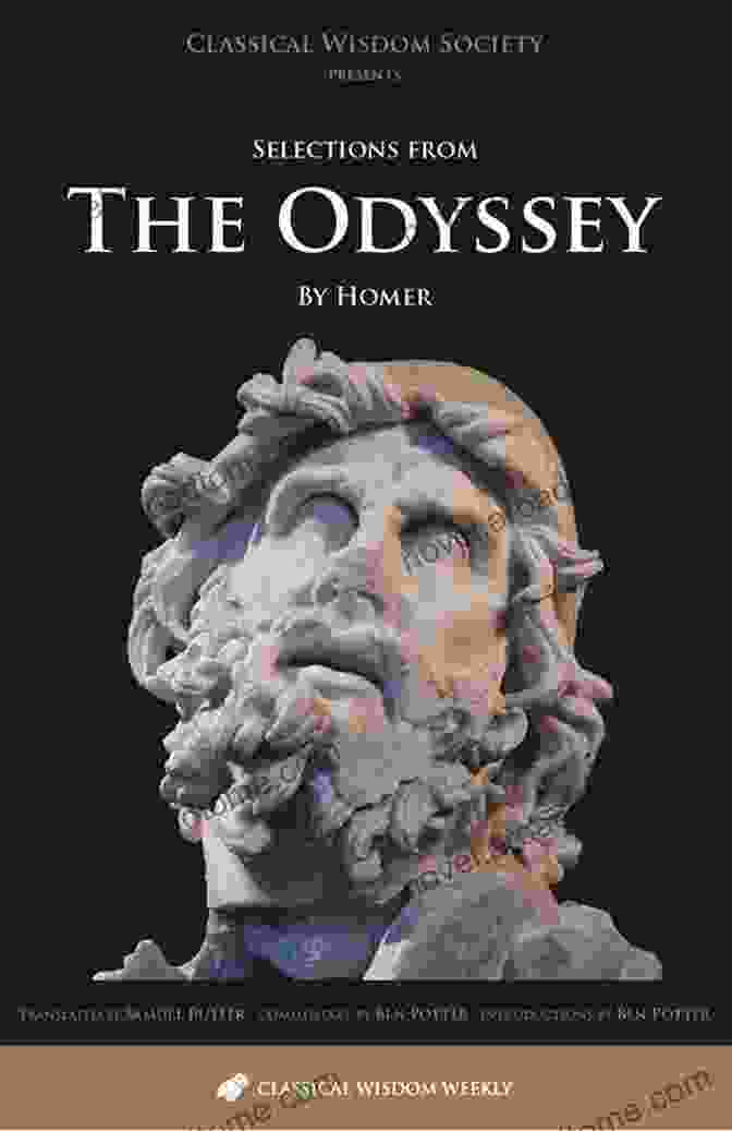 The Odyssey Of Wisdom Book Cover, Featuring A Depiction Of A Wise Old Man Sitting On A Rock, Surrounded By Books And Scrolls, Gazing Up At The Night Sky, With Constellations And Stars Forming A Map Of The Universe Above Him. The Of Wisdom